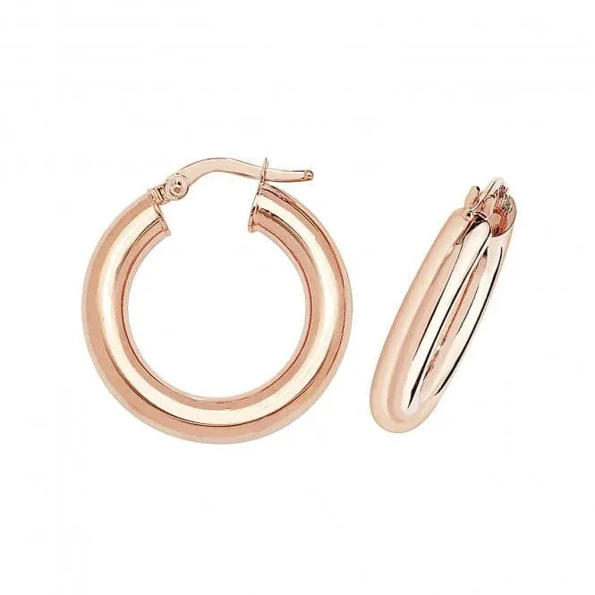 9ct Rose Gold 50mm Hoop Earrings ER1004R