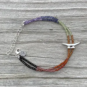 Chakra Signature Cleat Gemstone Bracelet