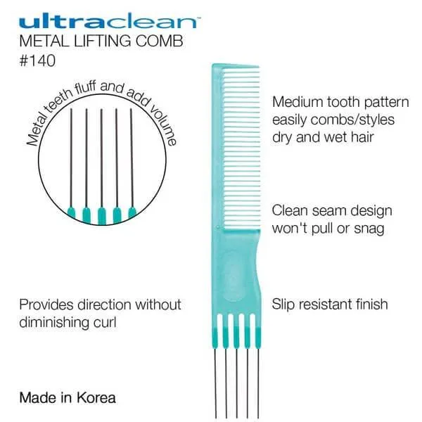 Cricket Ultra Clean Metal Lifting Comb #140