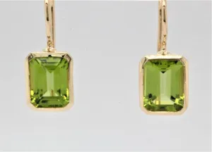 Mark McAskill Yellow Gold and Peridot Earrings
