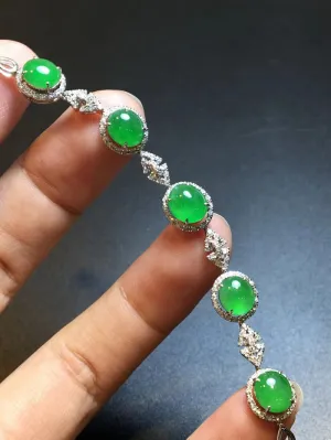 Natural Jade Bracelet Jadeite Bracelet NBT81