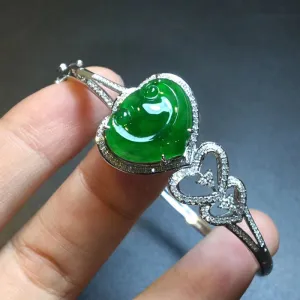 Natural Jade Bracelet Jadeite Bracelet NBT93