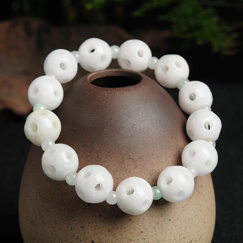 Natural Jade Bracelet Jadeite Bracelet WB5